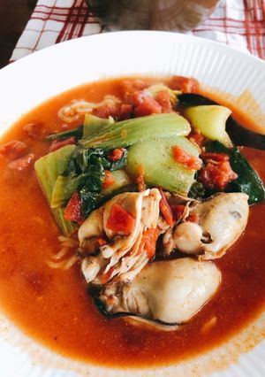 普通に飽きたらコレ！貝だしトマトラーメン-レシピのメイン写真