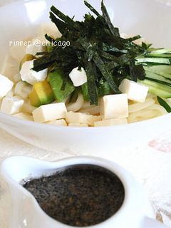 黒ゴマだれ冷やしうどん-レシピのメイン写真
