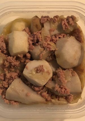 【簡単おかず】お袋の味里芋のそぼろ煮-レシピのメイン写真