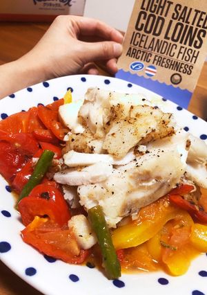アイスランド 鱈と野菜のバター醤油炒め-レシピのメイン写真