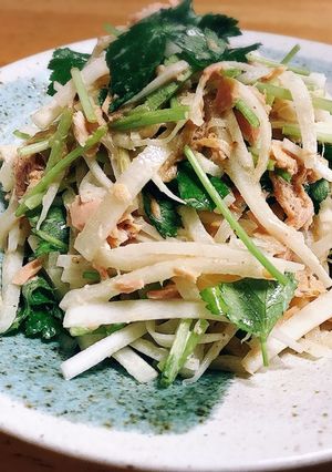 水煮で美味しく◎サバ缶と大根のサラダ-レシピのメイン写真