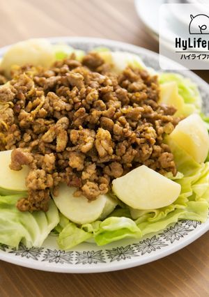 キャベツとじゃがいもの豚ひき肉ソース-レシピのメイン写真