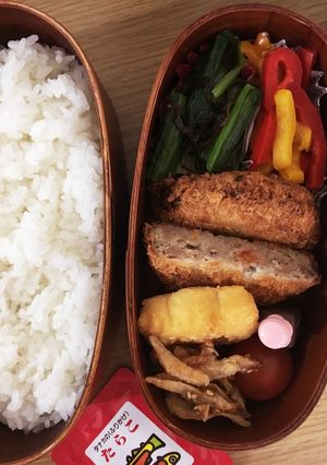 2020.4.6お弁当-レシピのメイン写真