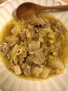 豚肉とキャベツのとろとろ洋風煮込み-レシピのメイン写真