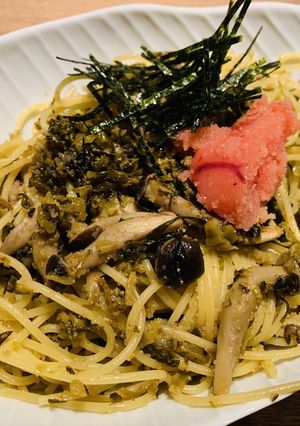 高菜明太子パスタ-レシピのメイン写真