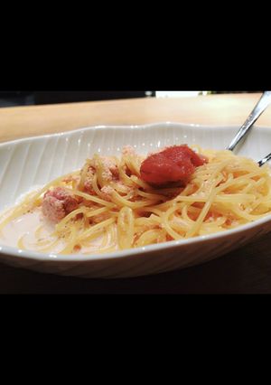 明太子クリームパスタ-レシピのメイン写真