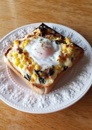 しらす コーン チーズ 海苔 玉子パン-レシピのメイン写真