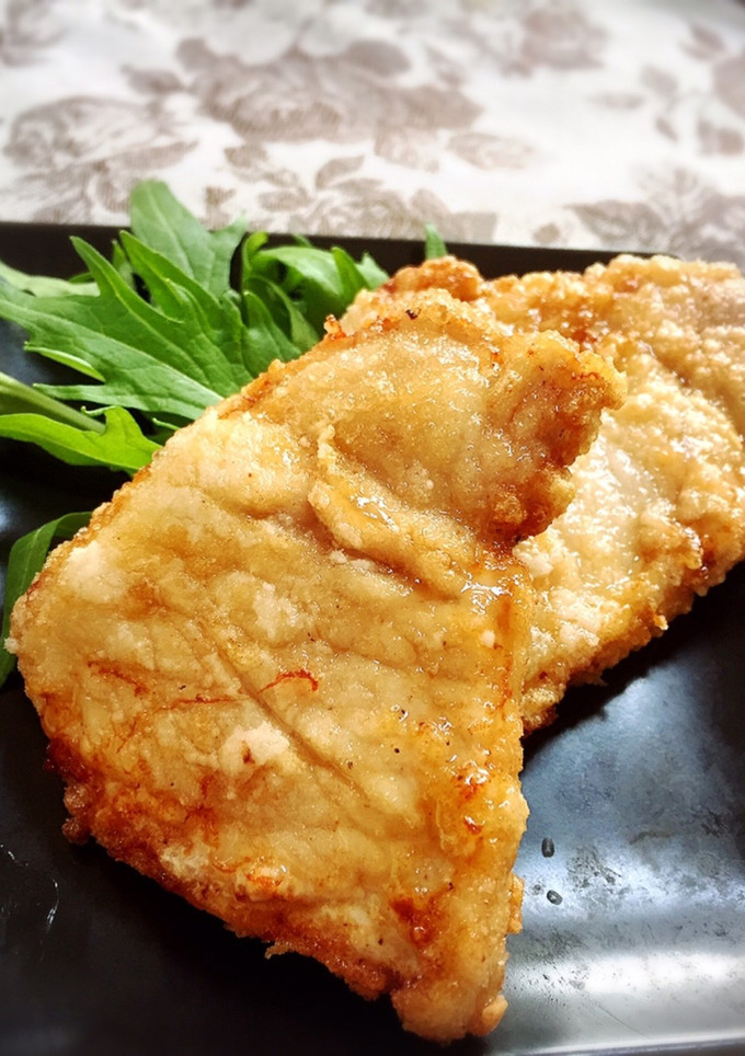 とんかつ用豚肉で竜田揚げ-レシピのメイン写真