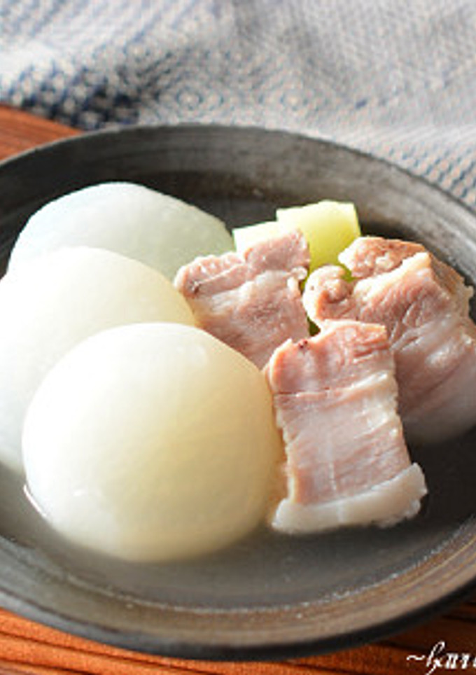 大根とじっくり仕込んだ塩豚のポトフ風♪-レシピのメイン写真