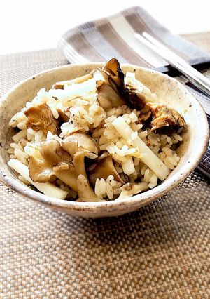 免疫力UP!サバ缶・舞茸・長芋炊込みご飯-レシピのメイン写真