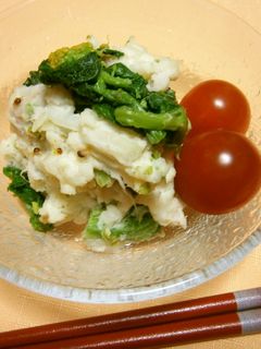 菜の花入りポテトサラダ-レシピのメイン写真