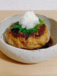 ふっくら和風ハンバーグ-レシピのメイン写真