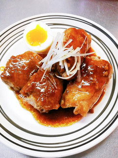 塩豆腐の角煮風に肉巻き♡-レシピのメイン写真
