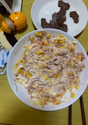 ツナコンカニマカマサラダ-レシピのメイン写真