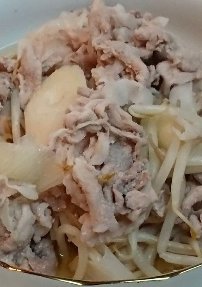 豚肩ロースともやしの炒めもの-レシピのメイン写真