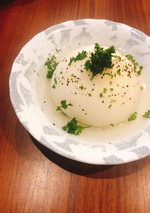 切って煮るだけ★簡単★新玉丸ごとスープ-レシピのメイン写真