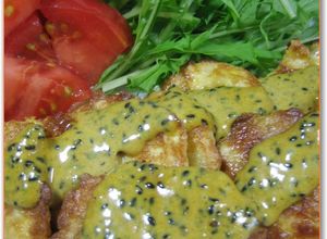 鶏ささみのピカタ☆マヨカレーソース-レシピのメイン写真