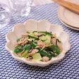 簡単副菜♪きゅうりのツナ塩昆布炒め