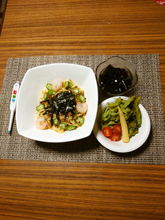 ヨウサマの減塩高菜漬ペペロンチーノパスタ-レシピのメイン写真