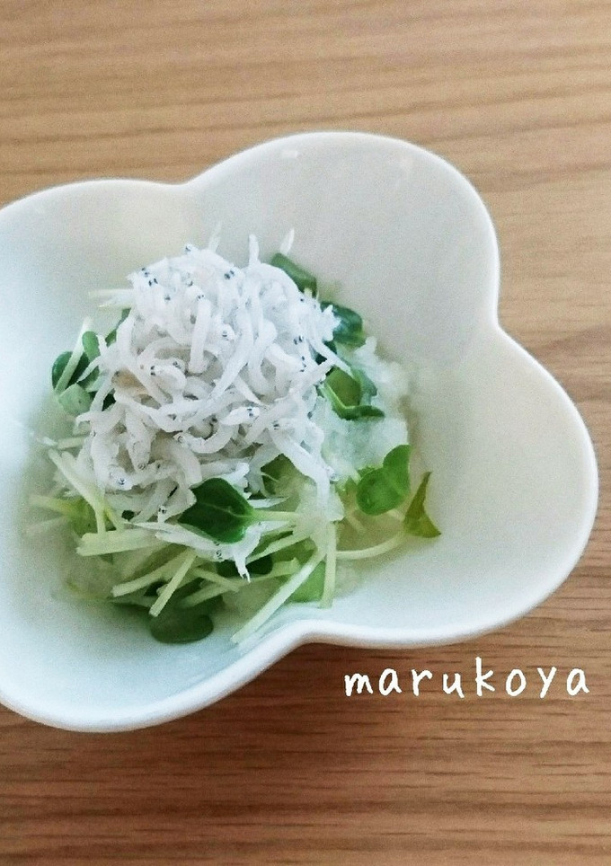 超簡単 釜揚げしらすのポン酢小鉢-レシピのメイン写真