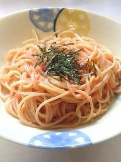 明太子スパゲティ-レシピのメイン写真