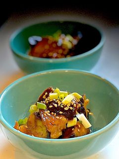 簡単!レンチン茄子の味噌和え-レシピのメイン写真