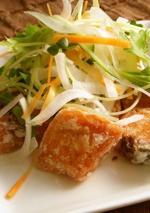 ポン酢で美味しい揚げたブリと香味野菜-レシピのメイン写真