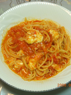 モツァレラチーズのトマトパスタ-レシピのメイン写真
