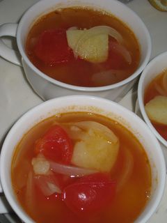 じゃがいもとフレッシュトマトのスープ-レシピのメイン写真