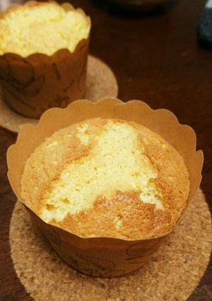 スライスチーズで☆プチチーズケーキ-レシピのメイン写真