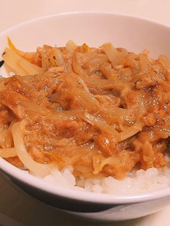 もやしとツナのらくらく丼-レシピのメイン写真