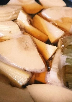 たっぷり春の味！タケノコとフキの煮物-レシピのメイン写真