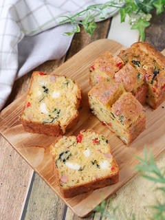 ベーコンと野菜のケークサレ-レシピのメイン写真