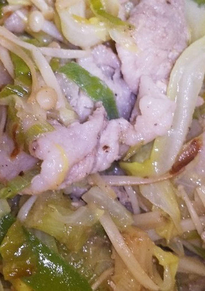 簡単♪我が家の肉野菜炒め☆-レシピのメイン写真