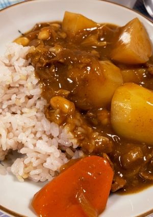 市販ルーと偶然の産物カレー(°▽°)b-レシピのメイン写真