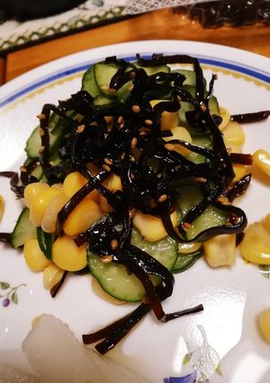 超簡単！きゅうりとコーンのゴマ昆布あえ-レシピのメイン写真