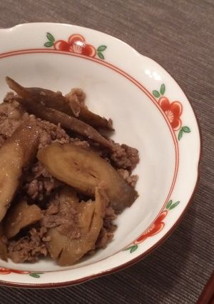 牛肉とごぼうの甘辛煮-レシピのメイン写真