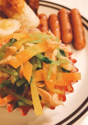 にんじんと豆苗のおひたしサラダ-レシピのメイン写真