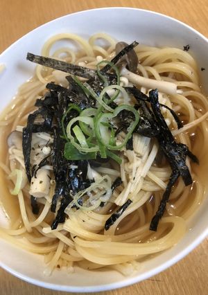 きのこたっぷり和風スープパスタ-レシピのメイン写真