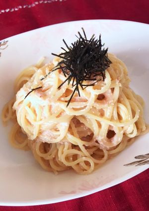 たらこクリームスパゲティ-レシピのメイン写真