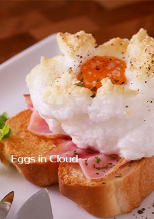 新食感トースト！エッグインクラウド-レシピのメイン写真