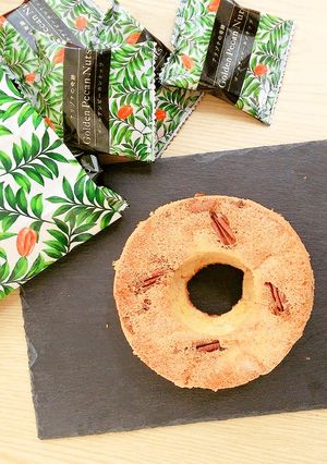 ピーカンナッツシフォンケーキ-レシピのメイン写真