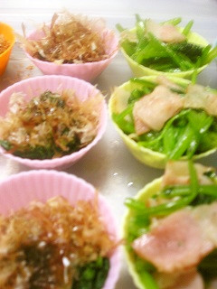 お弁当用冷凍食品☆2種のほうれん草-レシピのメイン写真