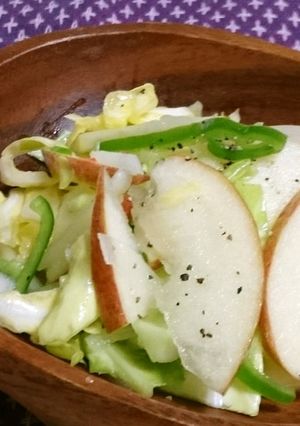 春キャベツとリンゴのマリネ-レシピのメイン写真