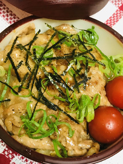 丼弁当●豚肉のあまから生姜焼き丼-レシピのメイン写真