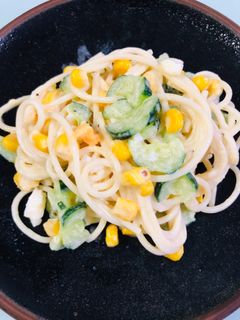 シンプルなパスタサラダ-レシピのメイン写真