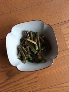 わらびとシソのお浸し-レシピのメイン写真