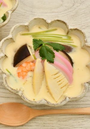 たけのこの茶碗蒸し【ＪＡにいがた南蒲】-レシピのメイン写真