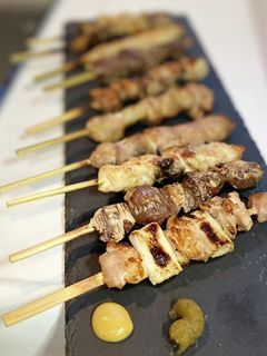 焼き鳥を柚子胡椒や辛子で♪-レシピのメイン写真