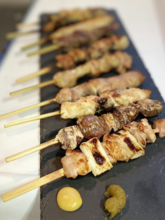 焼き鳥を柚子胡椒や辛子で♪-レシピのメイン写真